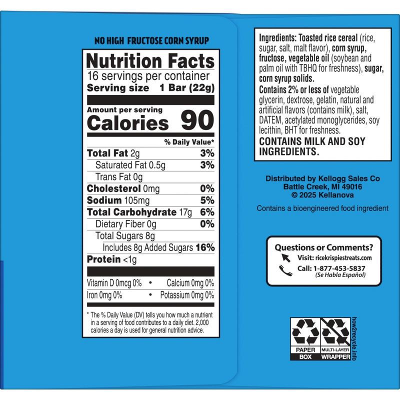 slide 2 of 9, Kellogg's Rice Krispies Treats Original Bars - 12.4oz/16ct, 12.4 oz, 16 ct