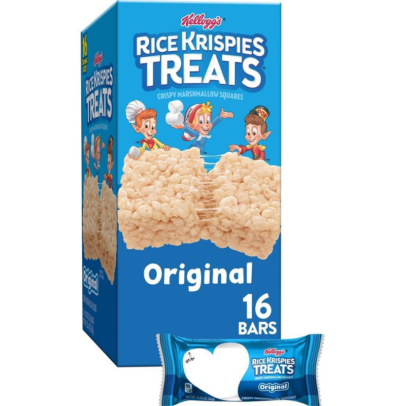 slide 1 of 9, Kellogg's Rice Krispies Treats Original Bars - 12.4oz/16ct, 12.4 oz, 16 ct