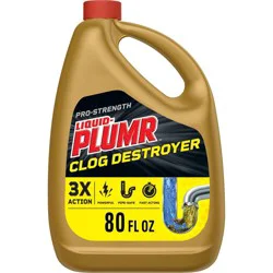 Liquid-Plumr Pro-Strength Full Clog Destroyer Plus PipeGuard - 80 fl oz