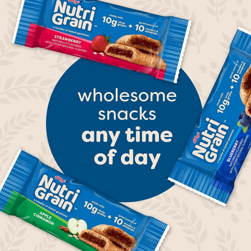 slide 8 of 10, Nutri-Grain Apple Cinnamon Soft Baked Breakfast Bars - 8ct/10.4oz, 8 ct; 10.4 oz