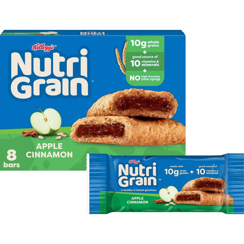 slide 1 of 7, Nutri-Grain Apple Cinnamon Soft Baked Breakfast Bars - 8ct/10.4oz, 8 ct; 10.4 oz