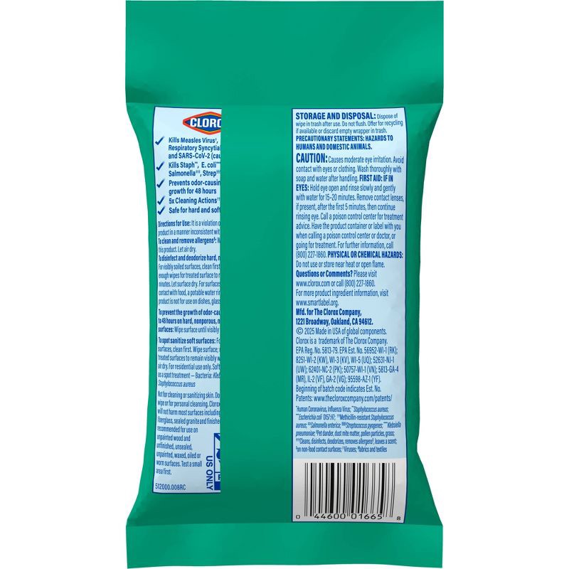 slide 11 of 15, Clorox Fresh Disinfecting Wipes Bleach Free Cleaning Wipes - 9ct, 9 ct