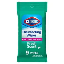 Clorox Fresh Disinfecting Wipes Bleach Free Cleaning Wipes - 9ct
