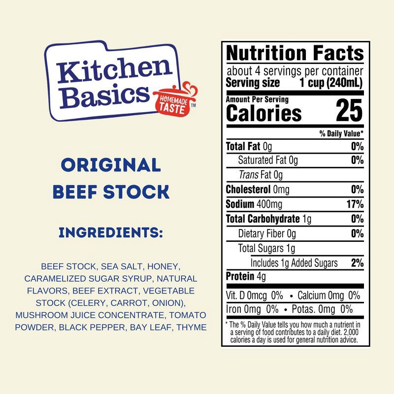 slide 5 of 6, Kitchen Basics Gluten Free Beef Stock - 32oz, 32 oz