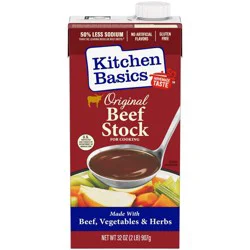 Kitchen Basics Gluten Free Beef Stock - 32oz