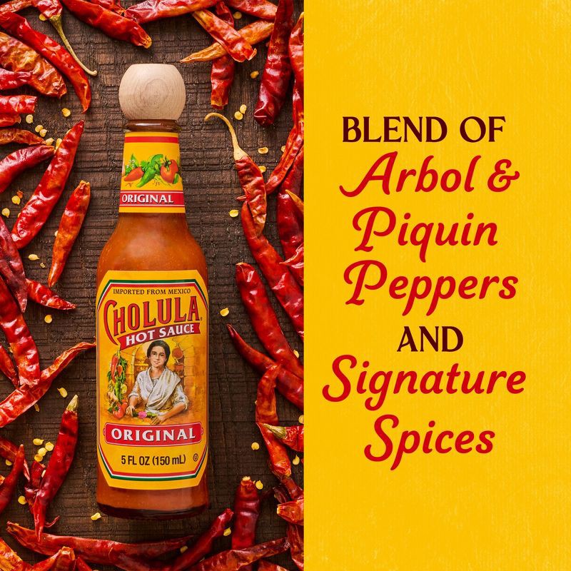 slide 16 of 24, Cholula Original Hot Sauce - 5 fl oz, 5 fl oz