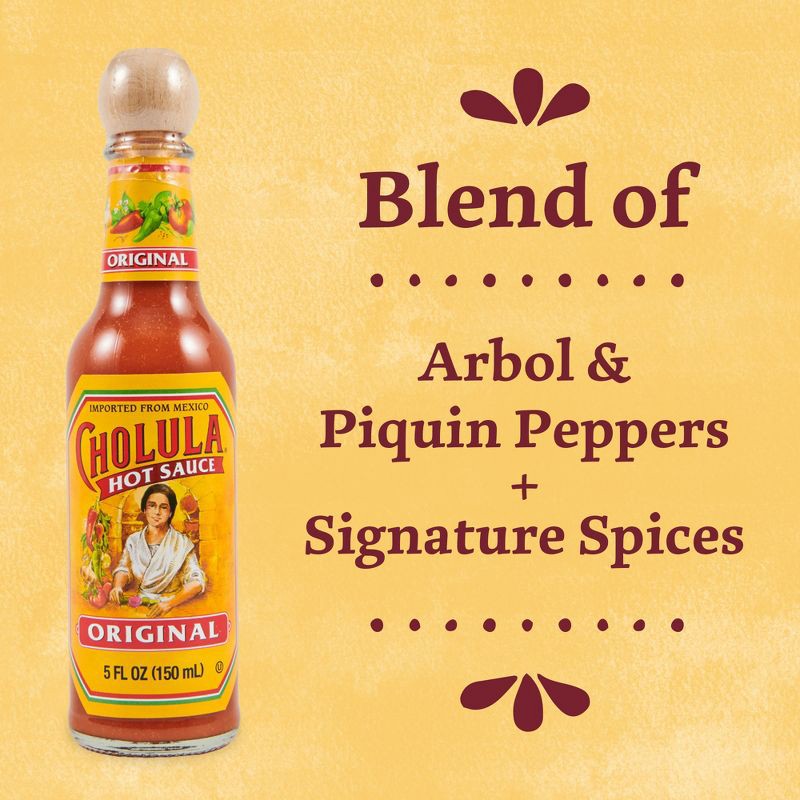 slide 18 of 21, Cholula Original Hot Sauce - 5 fl oz, 5 fl oz