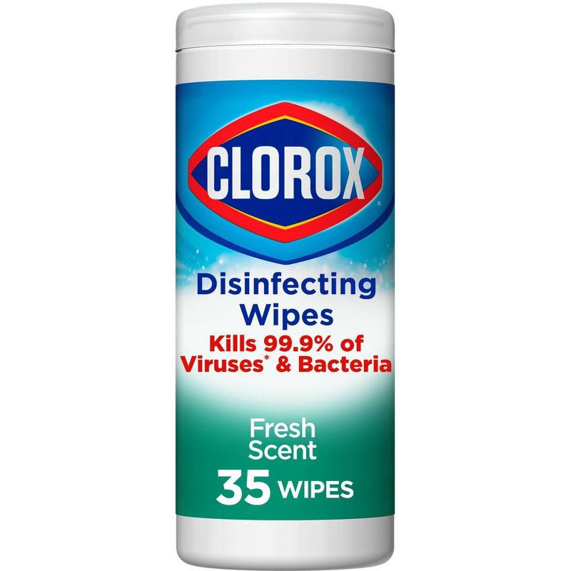 slide 1 of 15, Clorox Fresh Scent Bleach Free Disinfecting Wipes - 35ct, 35 ct