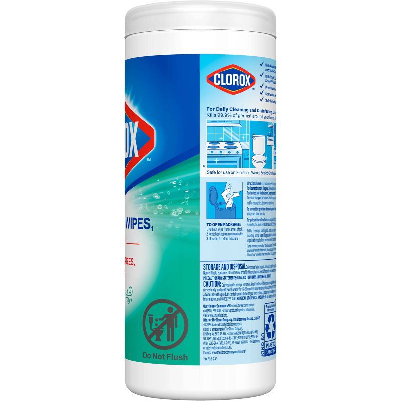 slide 12 of 14, Clorox Fresh Disinfecting Wipes Bleach Free Cleaning Wipes - 35ct, 35 ct