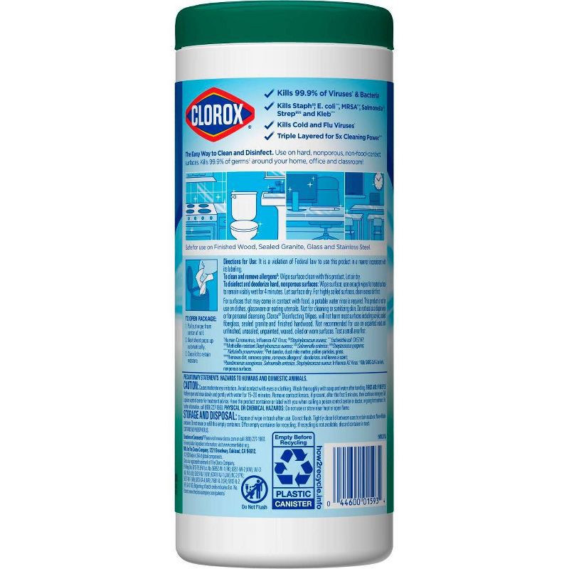 slide 13 of 15, Clorox Fresh Scent Bleach Free Disinfecting Wipes - 35ct, 35 ct