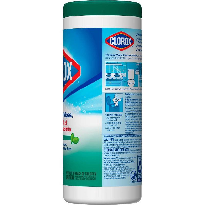 slide 15 of 15, Clorox Fresh Scent Bleach Free Disinfecting Wipes - 35ct, 35 ct