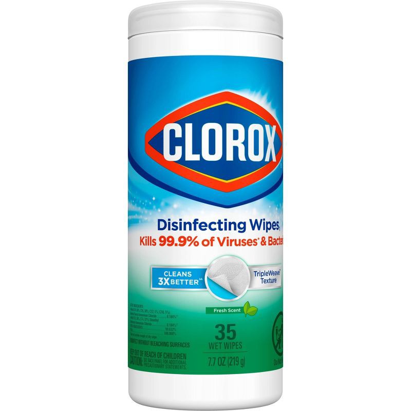 slide 8 of 15, Clorox Fresh Scent Bleach Free Disinfecting Wipes - 35ct, 35 ct