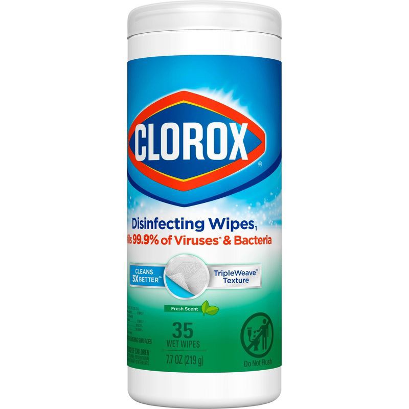 slide 9 of 15, Clorox Fresh Scent Bleach Free Disinfecting Wipes - 35ct, 35 ct