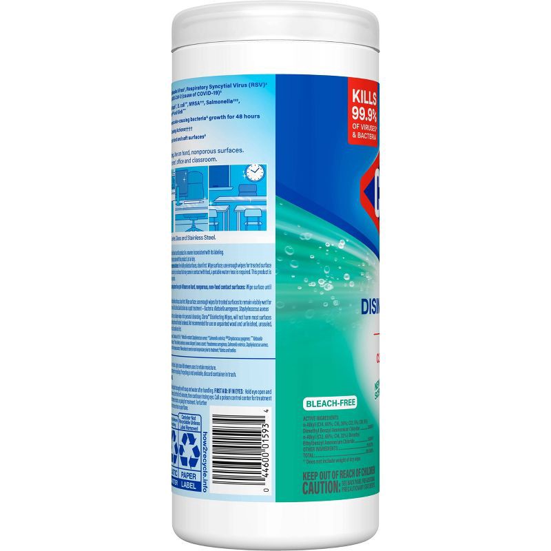 slide 11 of 14, Clorox Fresh Disinfecting Wipes Bleach Free Cleaning Wipes - 35ct, 35 ct