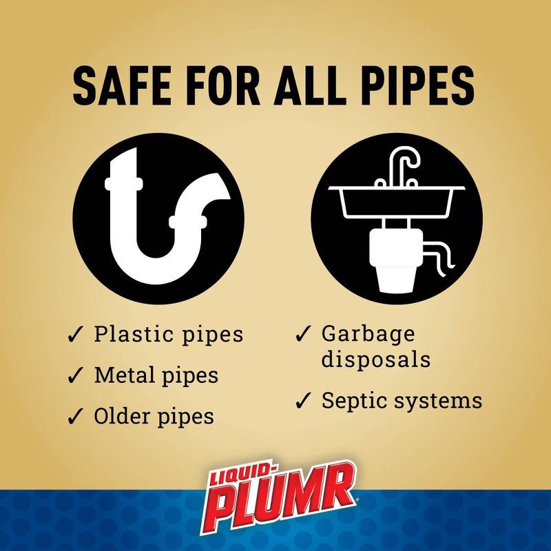 slide 3 of 4, Liquid-Plumr Pro-Strength Clog Remover Full Clog Destroyer - 32oz, 32 oz