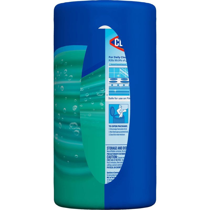 slide 13 of 15, Clorox Disinfecting Wipes Value Pack Bleach Free Cleaning Wipes - 75ct/3pk, 75 ct, 3 ct
