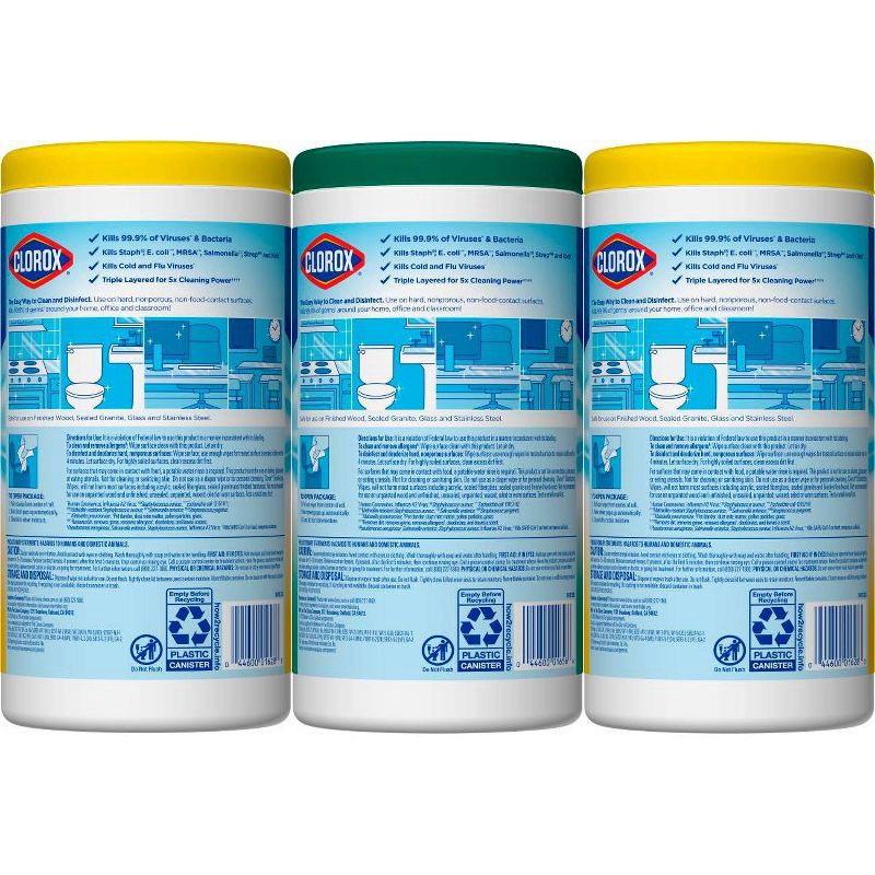 Clorox Disinfecting Wipes Value Pack Bleach Free Cleaning Wipes