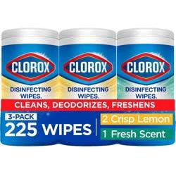 Clorox Disinfecting Wipes Value Pack Bleach Free Cleaning Wipes - 75ct/3pk