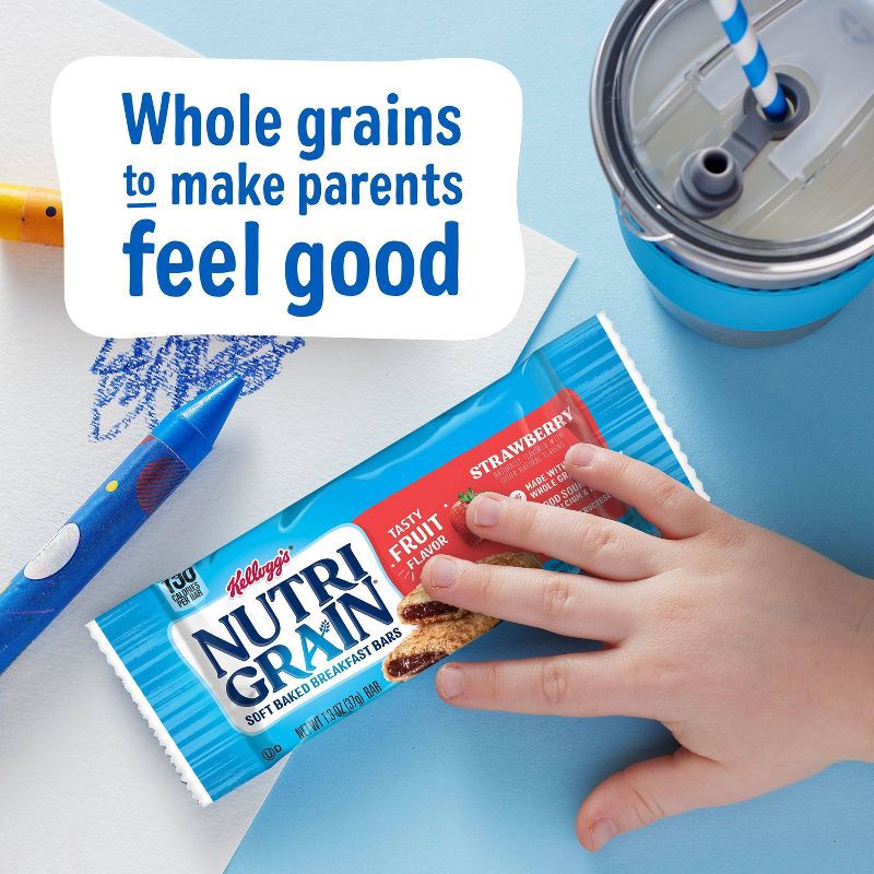 slide 4 of 8, Nutri-Grain Strawberry Soft Baked Breakfast Bars - 8ct/10.4oz, 8 ct; 10.4 oz