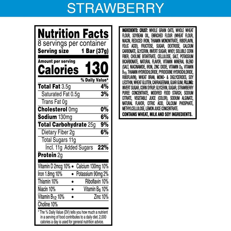 slide 7 of 11, Nutri-Grain Strawberry Soft Baked Breakfast Bars - 8ct/10.4oz, 8 ct; 10.4 oz