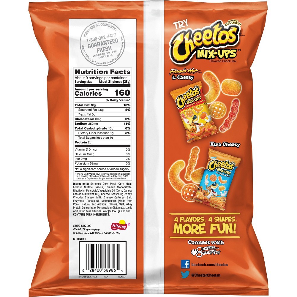 slide 3 of 3, Cheetos Crunchy Cheese Flavored Snacks - 8.5oz, 8.5 oz