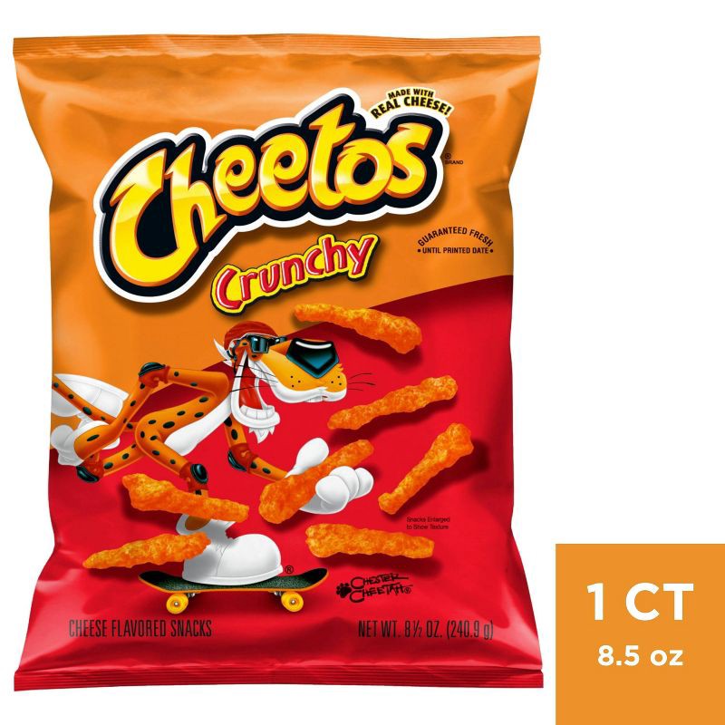 slide 1 of 3, Cheetos Crunchy Cheese Flavored Snacks - 8.5oz, 8.5 oz