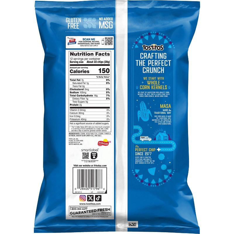 slide 2 of 8, Tostitos Bite Size Rounds Tortilla Chips - 12oz, 12 oz