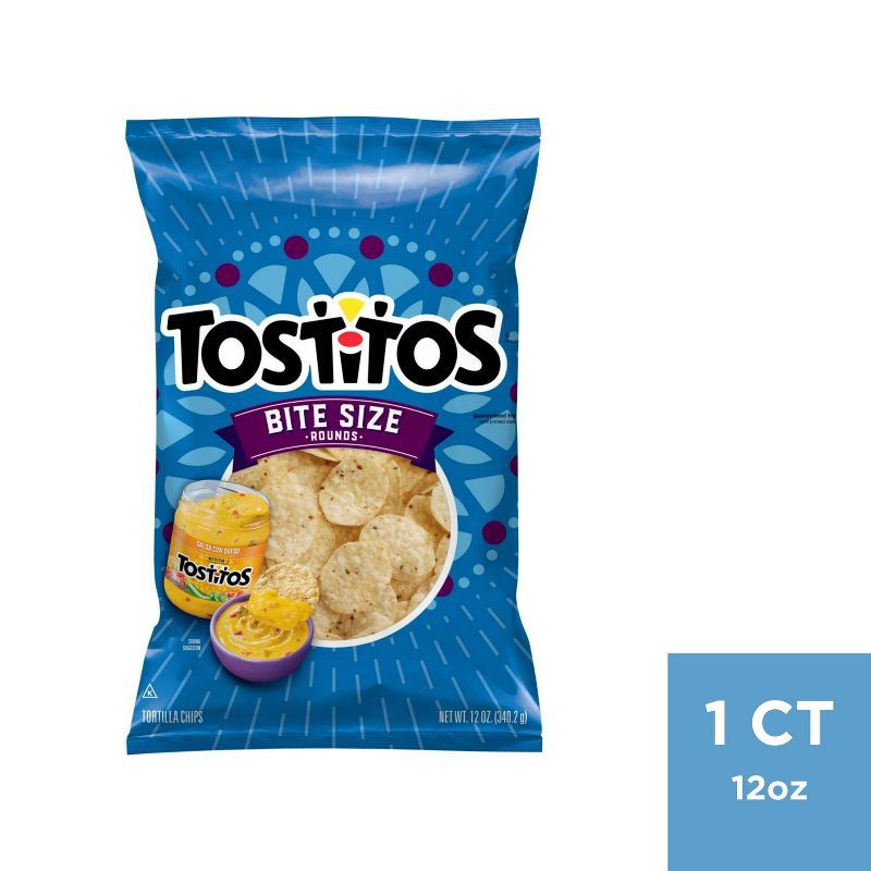 slide 1 of 3, Tostitos Bite Size Rounds - 12oz, 12 oz