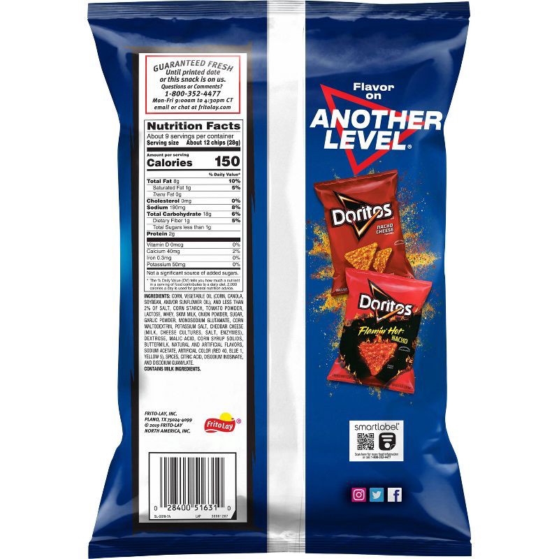 slide 2 of 3, Doritos Cool Ranch Tortilla Chips - 9.25oz, 9.25 oz