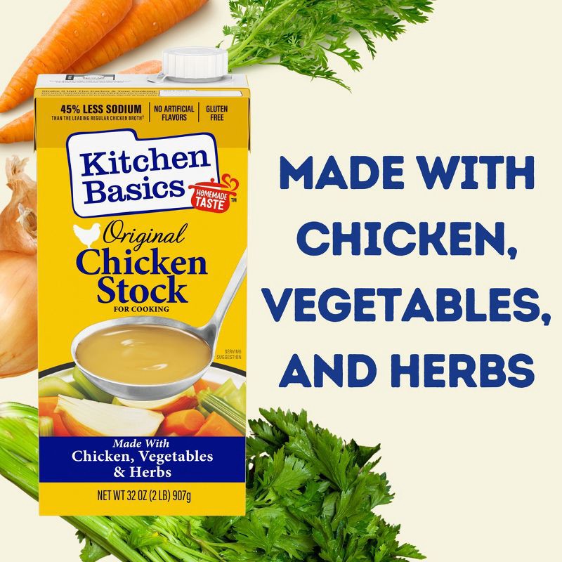 slide 4 of 6, Kitchen Basics Gluten Free Chicken Stock - 32oz, 32 oz