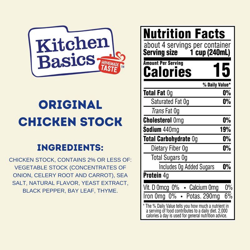 slide 5 of 6, Kitchen Basics Gluten Free Chicken Stock - 32oz, 32 oz