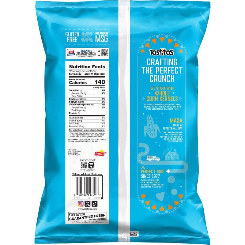 slide 2 of 9, Tostitos Original Restaurant Style Tortilla Chips – 12oz, 12 oz