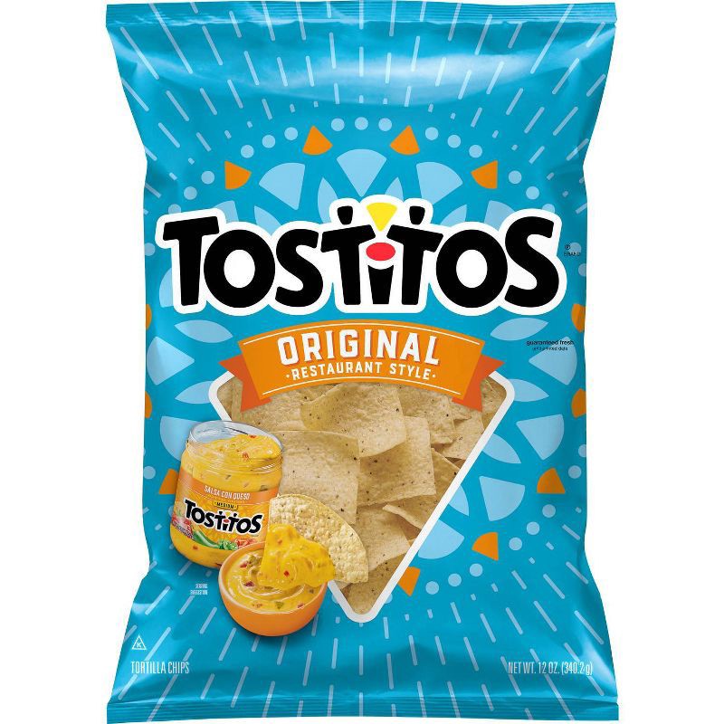 slide 1 of 4, Tostitos Original Restaurant Style Tortilla Chips – 12oz, 12 oz