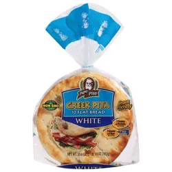 Papa Pita Greek White Dark Pita