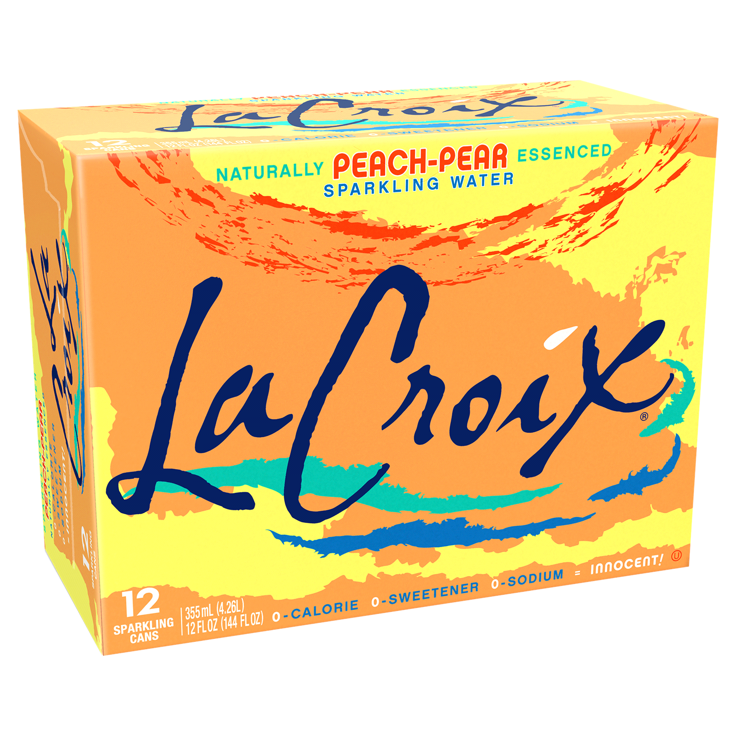 slide 1 of 4, La Croix Peach-Pear - 12 ct, 12 ct; 12 fl oz