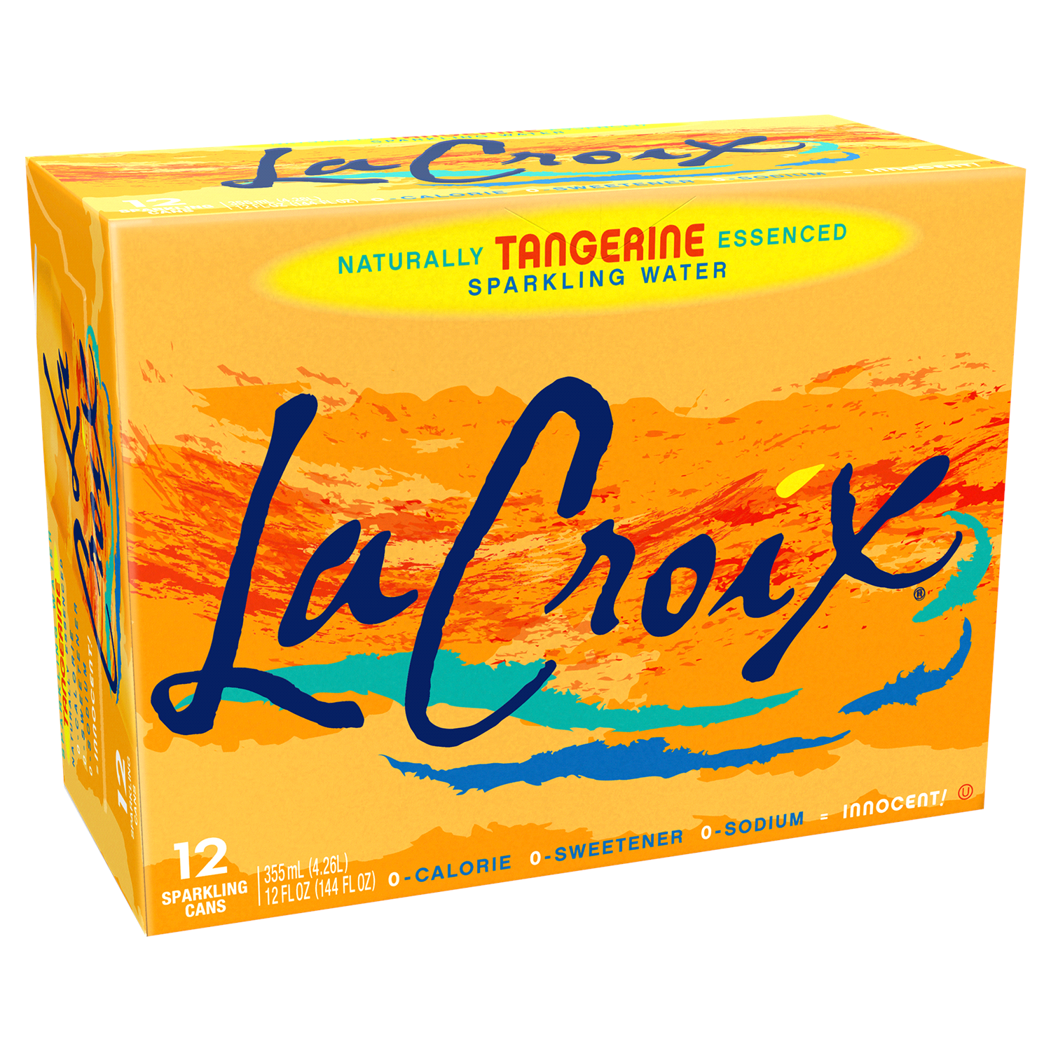 slide 1 of 4, La Croix Tangerine 12 Pack 12oz, 12 ct; 12 fl oz
