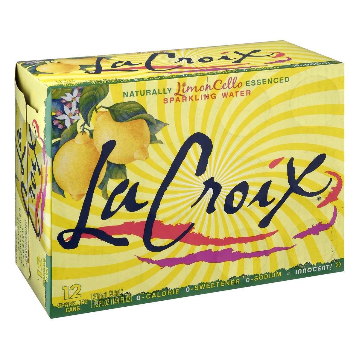 slide 2 of 10, Lacroix Lmncelo 12pk, 144.0 oz
