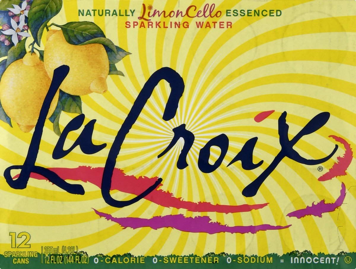 slide 4 of 10, Lacroix Lmncelo 12pk, 144.0 oz