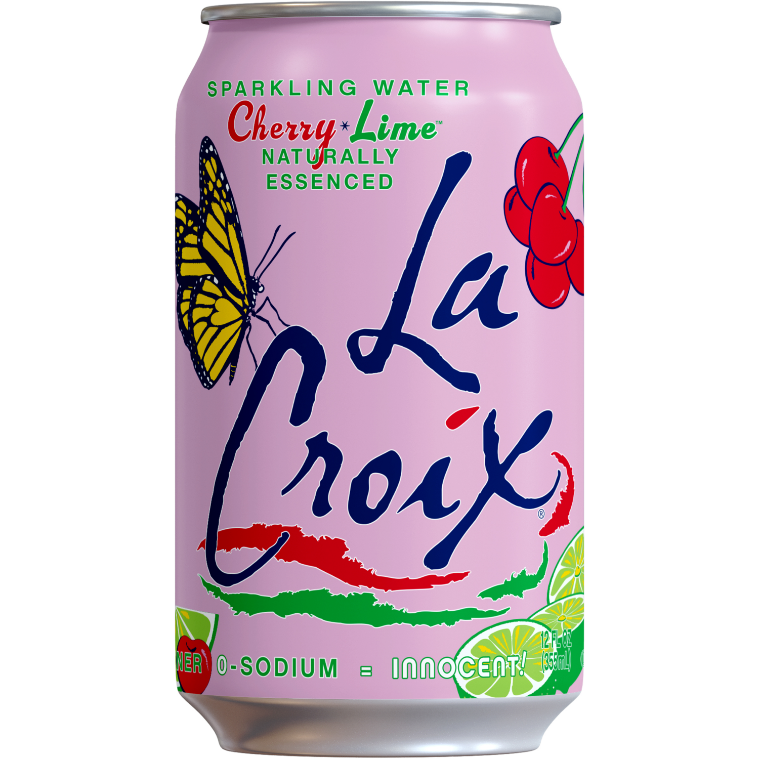 slide 2 of 2, La Croix Cherry Lime Sparkling Water 12 - 12 fl oz Cans, 12 ct