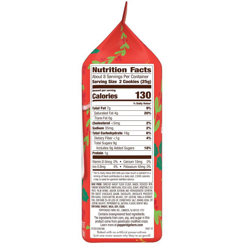 slide 4 of 10, Pepperidge Farm Milano Mint Chocolate Cookies - 7oz/15ct, 7 oz, 15 ct