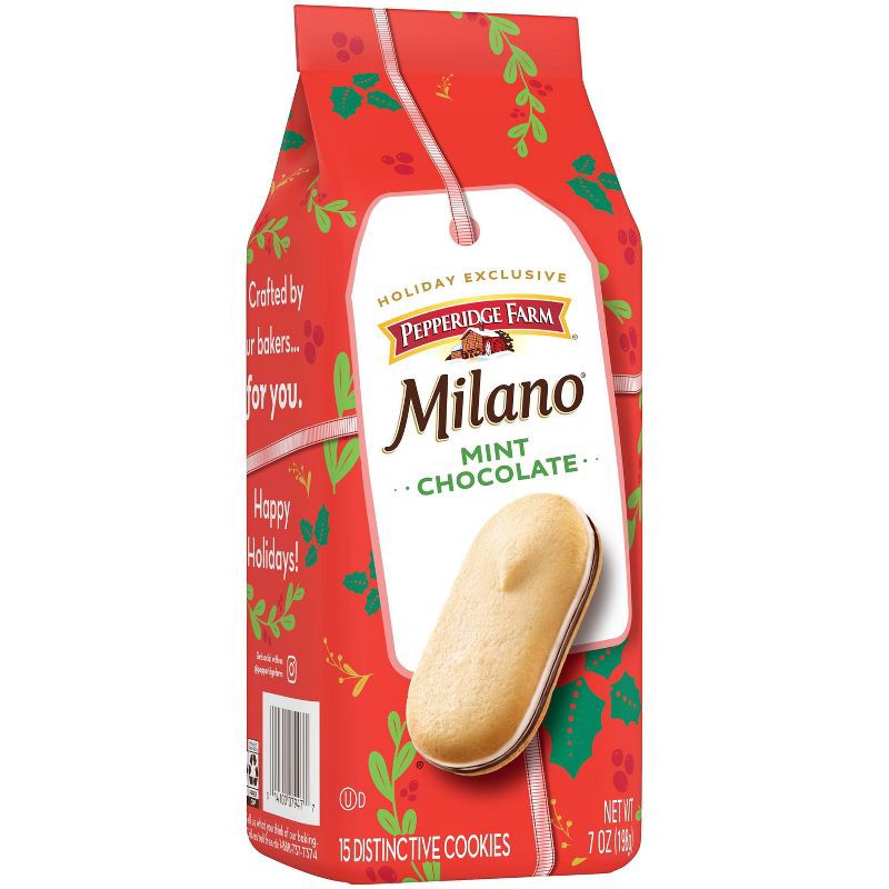 slide 5 of 10, Pepperidge Farm Milano Mint Chocolate Cookies - 7oz/15ct, 7 oz, 15 ct