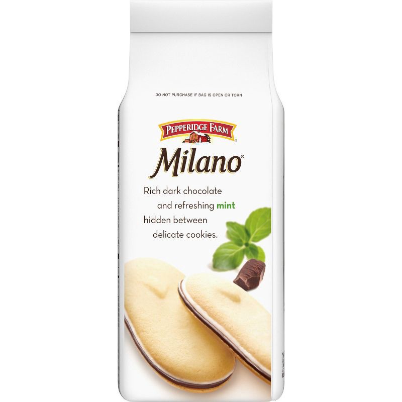slide 8 of 10, Pepperidge Farm Milano Mint Chocolate Cookies - 7oz/15ct, 7 oz, 15 ct