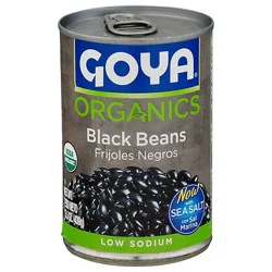 Goya Beans Organic Black Can - 15.5 Oz
