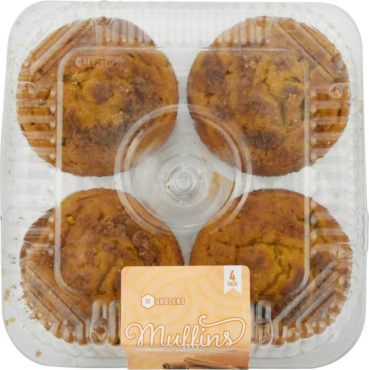 slide 1 of 14, Se Grocers Pumpkin Muffins, 16 oz