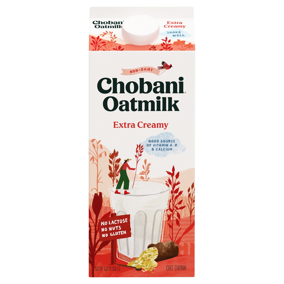 slide 1 of 13, Chobani Oatmilk, 52 fl oz