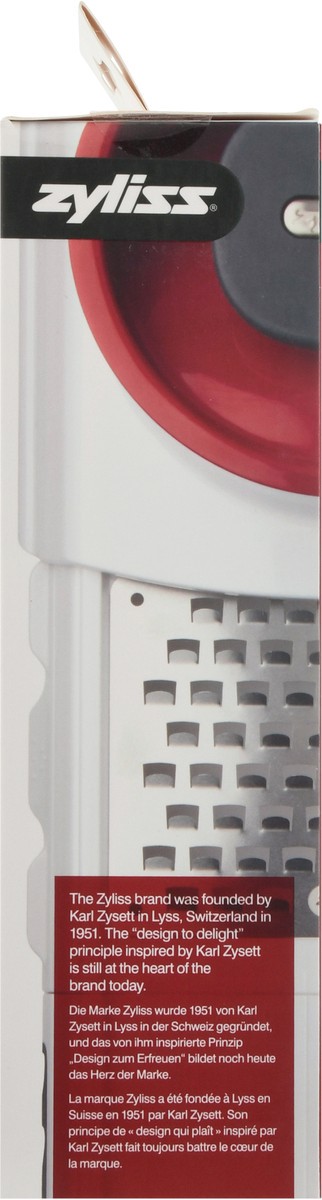 slide 3 of 12, Zyliss 4-in-1 Slicer and Grater, 4 in
