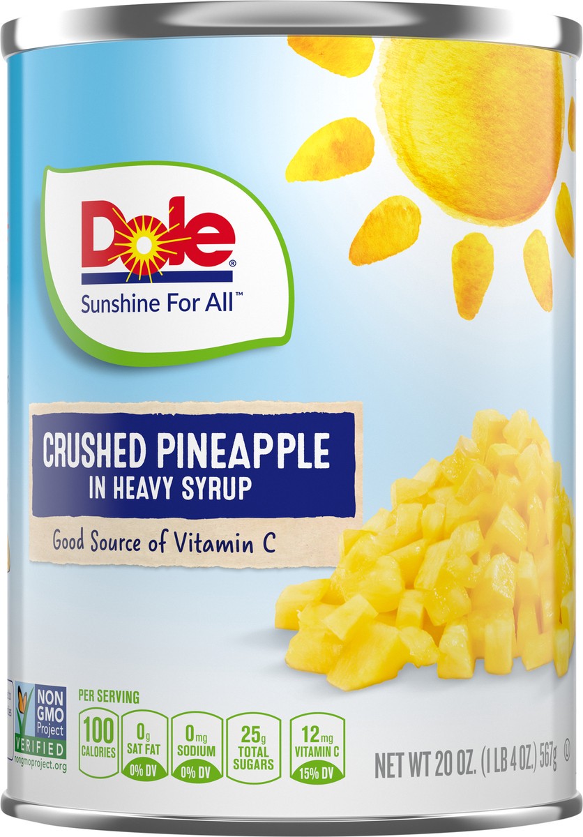 slide 3 of 9, Dole Pineapple Crushed Hvy Syrup, 20 oz