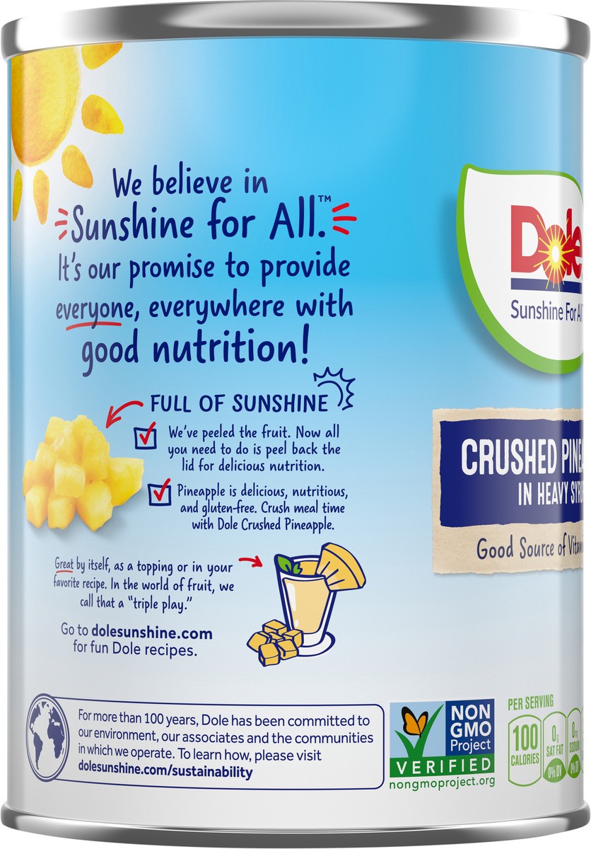 slide 4 of 9, Dole Pineapple Crushed Hvy Syrup, 20 oz