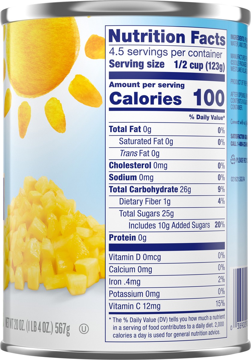 slide 9 of 9, Dole Pineapple Crushed Hvy Syrup, 20 oz