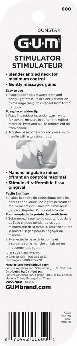 slide 2 of 4, G-U-M Stimulator 1 ea, 1 ct